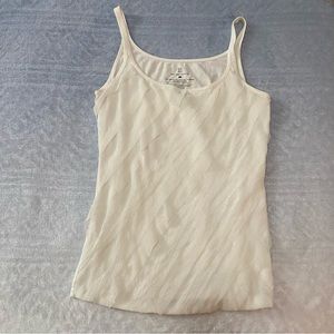 New York and Company cream white flowy tank top